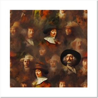 Rembrandt Paintings Mashup Posters and Art